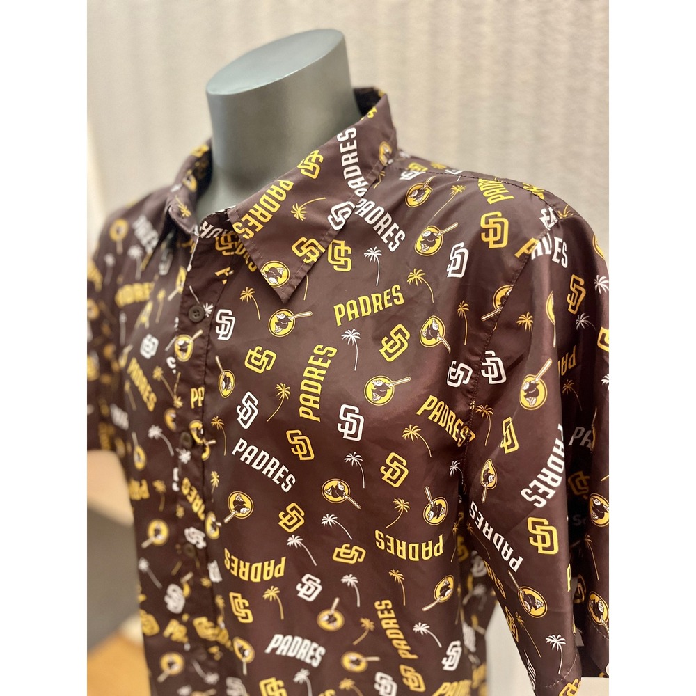 San Diego Padres SGA Hawaiian Shirt All Over Print Southwest Button Up XL